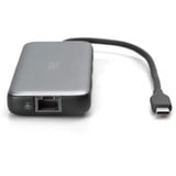 Digitus Station d'accueil USB-C 7 ports Gris/Noir