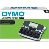 Dymo LabelManager ™ 360D QWZ, Étiqueteuse Noir/Argent, QWERTZ, D1, Transfert thermique, 180 x 180 DPI, 12 mm/sec, Avec fil