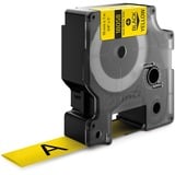 Dymo Rhino gaines thermorétractables industrielles | 19 mm x 1,5 m | Impression en noir sur fond jaune | pour étiqueteuses Rhino, Étiquette à gaine thermorétractable 5 m | Impression en noir sur fond jaune | pour étiqueteuses Rhino, Noir sur jaune, Multicolore, -55 - 135 °C, UL 224, MIL-STD-202G, MIL-81531, SAE-DTL 23053/5 (1, 3), DYMO, Rhino