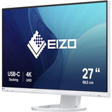 EIZO FlexScan EV2740S écran plat de PC 68,6 cm (27") 3840 x 2160 pixels 4K Ultra HD LCD Blanc Moniteur  Blanc, 68,6 cm (27"), 3840 x 2160 pixels, 4K Ultra HD, LCD, 6 ms, Blanc