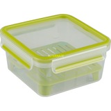 Emsa CLIP & GO XL Boîte de rangement alimentaire 1,3 L Vert, Transparent 1 pièce(s), Lunch-Box Transparent/Vert, Boîte de rangement alimentaire, Adulte, Vert, Transparent, Monochromatique, Carré, Allemagne