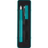 Faber-Castell 201516, Stylo-plume Bleu