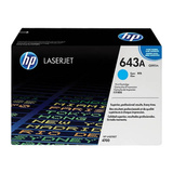 HP Cartouche de toner LaserJet cyan 643A (Q5951A) Turquoise, Cyan, Vente au détail
