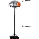 Panier de basket avec support 200 - 305 cm