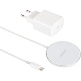 Intenso Chargeur sans fil magnétique MW1 Blanc, 1x USB-C