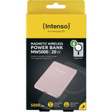 Intenso Powerbank sans fil magnétique MW5000 Rosé Rose