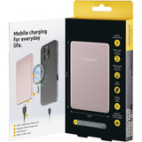 Intenso Powerbank sans fil magnétique MW5000 Rosé Rose