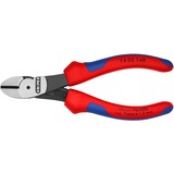 KNIPEX 74 02 140 pince Pinces coupantes diagonales, Tenailles de cran Rouge, Pinces coupantes diagonales, Sulfate de chondroïtine, Plastique, Bleu/rouge, 14 cm, 157 g