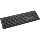 Kensington KB150 EQ Clavier sans fil Azerty (FR) Noir, Layout FR, Membrane, Taille réelle (100 %), Sans fil, RF sans fil, Clavier à membrane, AZERTY, Noir