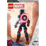 LEGO Marvel - La figurine de Captain America, Jouets de construction 76258