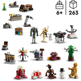 LEGO Star Wars Le calendrier de l’Avent 2025, Jouets de construction Jeu de construction, 6 an(s), Plastique, 263 pièce(s), 387 g