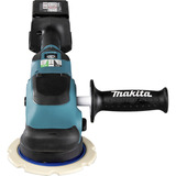 Makita DPO600Z, Polisseuse Bleu/Noir, Polisseuse Makita à batterie excentrique DPO600Z, 18Volt (sans batterie et sans chargeur)