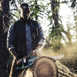 Makita Scie à chaîne sans fil DUC353PG4, 36 volts (2x18V) Bleu/Noir