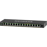 Netgear GS316EP, Switch Noir, Géré, Gigabit Ethernet (10/100/1000), Full duplex, Connexion Ethernet, supportant l'alimentation via ce port (PoE)