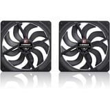Noctua NF-A14x25 G2 PWM Sx2-PP chromax.black ventilateurs de boîtier Noir, 2 pièces, 140 x 140 x 25 mm