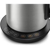 Philips Avance Collection HD9359/90 Bouilloire avec température réglable,1,7L Acier inoxydable/Noir, 1,7L, 1,7 L, 2200 W, Métal, Indicateur de niveau d'eau, Arrêt de sécurité en cas de surchauffe, Fonction garder au chaud