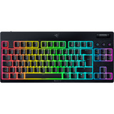 Razer BlackWidow V4 Low-Profile TKL HyperSpeed RGB clavier gaming mécanique Noir, Layout DE (QWERTZ), Razer Low-Profile Orange, 80% (TKL)
