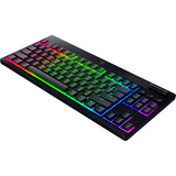Razer BlackWidow V4 Low-Profile TKL HyperSpeed, clavier gaming Noir, Layout DE, Razer Low-Profile Orange