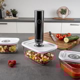 Rommelsbacher Set de démarrage appareil de mise sous vide manuel VAC 253/S, Machine à aspirer Anthracite