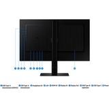 Samsung S60UD écran plat de PC 61 cm (24") 2560 x 1440 pixels Quad HD LCD Noir Moniteur  Noir, 61 cm (24"), 2560 x 1440 pixels, Quad HD, LCD, 5 ms, Noir