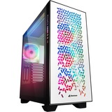 Sharkoon ELITE SHARK CA300H, Grande tour Blanc, 2x USB-A 3.2 (5 Gbit/s), USB-C 3.2 (10 Gbit/s), 2x Audio, Kit Window