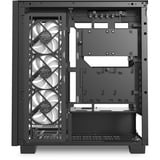 Sharkoon ELITE SHARK CA500 boîtier midi tower Noir | 2x USB-A | 1x USB-C | RGB | Verre Trempé
