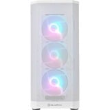 SilverStone FARA 514X boîtier midi tower Blanc | 2x USB-A | 1x USB-C | RGB | Verre Trempé