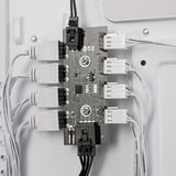 SilverStone FARA 514X boîtier midi tower Blanc | 2x USB-A | 1x USB-C | RGB | Verre Trempé