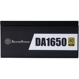 SilverStone SST-DA1650-G alimentation  modulaire 1650 watt Noir, 12x PCIe, 1650 W, 90 - 264 V, 43 - 63 Hz, Actif, 130 W, 1650 W