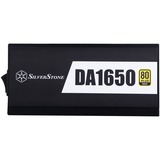 SilverStone SST-DA1650-G alimentation  modulaire 1650 watt Noir, 12x PCIe, 1650 W, 90 - 264 V, 43 - 63 Hz, Actif, 130 W, 1650 W