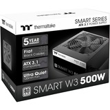 Thermaltake Smart W3 0500W alimentation  500 watt 2x PCIe