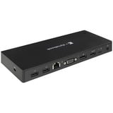 Toshiba Dynabook USB-C Dock reconditionné, Station d'accueil Noir