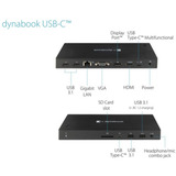 Toshiba Dynabook USB-C Dock reconditionné, Station d'accueil Noir