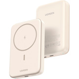 UGREEN 25208 banque d'alimentation électrique 10000 mAh Recharge sans fil Beige, Powerbank Blanc, 10000 mAh, Power Delivery 3.0, Recharge sans fil, Beige