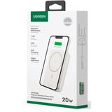 UGREEN 25208 banque d'alimentation électrique 10000 mAh Recharge sans fil Beige, Powerbank Blanc, 10000 mAh, Power Delivery 3.0, Recharge sans fil, Beige