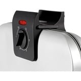 Unold 48241 moule à gauffres 2 gauffre(s) 1300 W Noir, Argent, Machine à gauffre Argent/Noir, 2 gauffre(s), Cœur (forme), Noir, Argent, Métal, 0,95 m, Noir