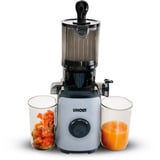 Unold 78275 SLOW JUICER Sam Centrifugeuse lente 300 W Charbon de bois Argent/Noir, Centrifugeuse lente, Charbon de bois, 80 tr/min, 0,8 L, 11 cm, 0,9 m