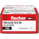 fischer Vis à béton FBS 5x50 15/5 tête fraisée TX 