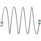 goobay Câble de raccordement ultrafin Cat.8.1 slim, U/FTP Gris