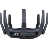 ASUS RT-AX89X AX6000 AiMesh routeur sans fil Ethernet Bi-bande (2,4 GHz / 5 GHz) 4G Noir Noir/Or, Wi-Fi 6 (802.11ax), Bi-bande (2,4 GHz / 5 GHz), Ethernet/LAN, 3G, Noir, Routeur
