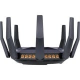 ASUS RT-AX89X AX6000 AiMesh routeur sans fil Ethernet Bi-bande (2,4 GHz / 5 GHz) Noir Noir/Or, Wi-Fi 6 (802.11ax), Bi-bande (2,4 GHz / 5 GHz), Ethernet/LAN, 3G, Noir, Routeur