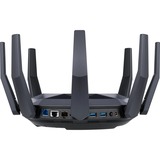 ASUS RT-AX89X AX6000 AiMesh routeur sans fil Ethernet Bi-bande (2,4 GHz / 5 GHz) Noir Noir/Or, Wi-Fi 6 (802.11ax), Bi-bande (2,4 GHz / 5 GHz), Ethernet/LAN, 3G, Noir, Routeur