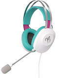 ASUS  casque gaming over-ear Blanc/Turquoise