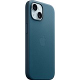 Apple Coque en tissage fin avec MagSafe pour iPhone 15, Housse/Étui smartphone Bleu foncé