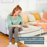 Beurer Coussin de massage pour pieds avec chaleur FM 28 Gris