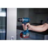 Bosch BOSCH GSR 18V-45 2x 2,0Ah Zubehör L-CASE, Perceuse/visseuse Bleu/Noir, Perceuse à poignée pistolet, Sans clé, Noir, Bleu, 1,3 cm, 500 tr/min, 1,5 mm
