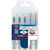 Bosch EXPERT HEX-9 HardCeramic Ensemble de forets 5 pièce(s), Jeu de mèches de perceuse Perceuse, Ensemble de forets, 6 mm, 100 mm, Céramique dure, 6 cm