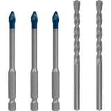 Bosch EXPERT HEX-9 HardCeramic Ensemble de forets 5 pièce(s), Jeu de mèches de perceuse Perceuse, Ensemble de forets, 6 mm, 100 mm, Céramique dure, 6 cm