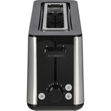 Braun HT 1610 8 1030 W Noir, Acier inoxydable, Grille-pain Acier inoxydable/Noir, Noir, Acier inoxydable, Plastique, Acier inoxydable, Boutons, Rotatif, 1030 W, 25 cm