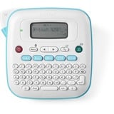 Brother PT-N25BT - Étiqueteuse Bluetooth portable pour la maison et le bureau Blanc/Bleu clair, Transfert thermique, 180 x 180 DPI, 12 mm/sec, Couleur, Sans fil, Bleu, Blanc